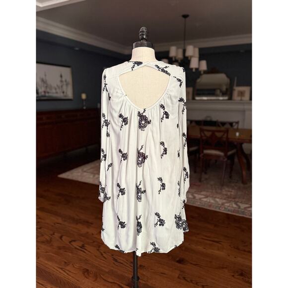 Free People Boho Gauze Dress Rustic Luxury Gypsy Free Spirit Summer Pool Beach - Picture 7 of 11